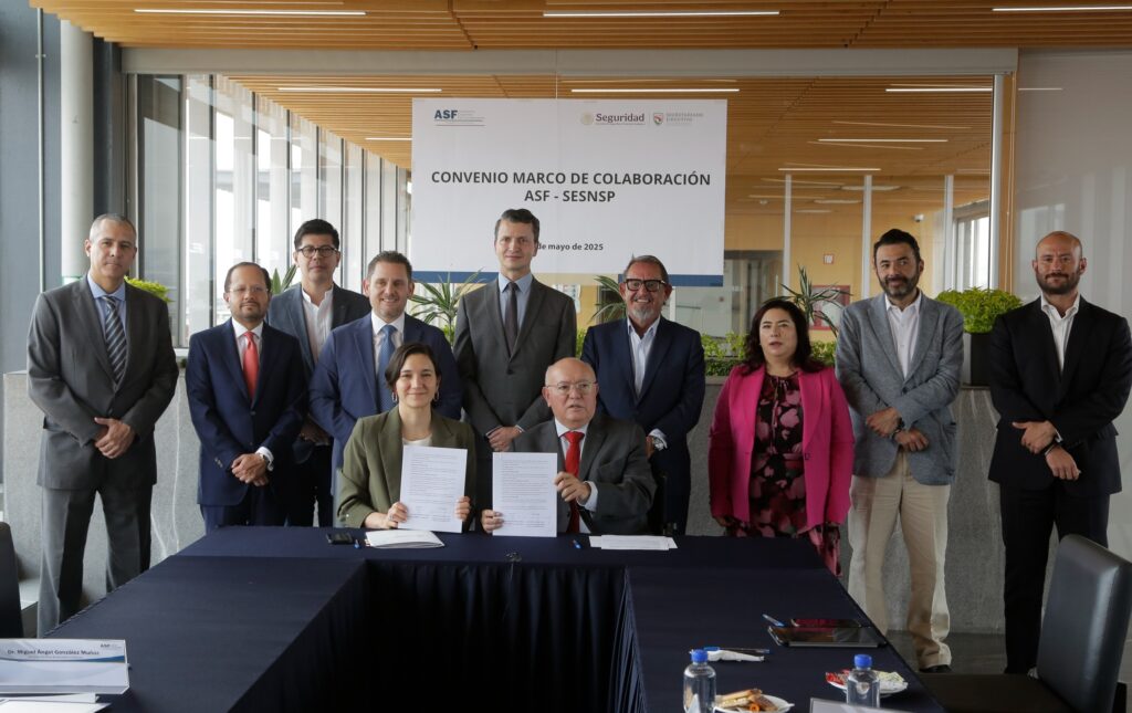 SESNSP y ASF firman convenio para vigilar recursos de seguridad - Las ...
