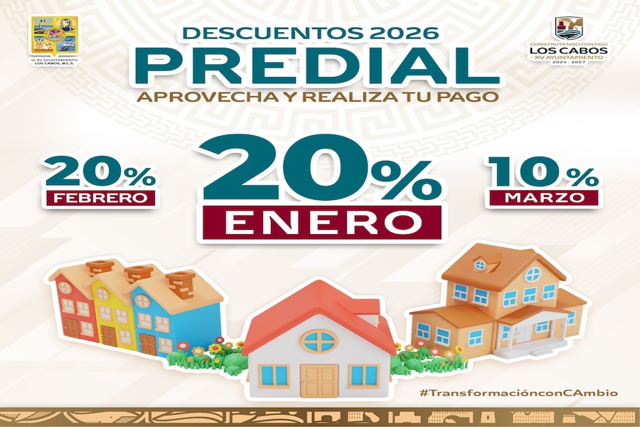Va iniciar el año en Los Cabos con descuentos del 20% en pago del ...